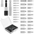 thumbnail image 1 of Kit extractor de tornillos con puntas de pulido separadas y puntas de extracción para pernos o tornillos dañados, diámetro 2-12 mm, dureza 64-65 HRC (33PCS), 1 of 2