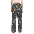 thumbnail image 3 of FORMRS Women's Pajama Pants with Pockets Soft Comfy Loungewear Sleep Bottom, Sizes S-2XL, Whimsical Foxes Pattern, 3 of 8