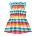 thumbnail image 2 of Vestido HILEELANG para niñas pequeñas, sin mangas, arcoíris 3T, 2 of 7