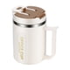 thumbnail image 2 of Taza Térmica de Doble Capa de Acero Inoxidable 304 de 400 Ml | Tapa Antiderrames con Pajita y Opciones de Apertura | Asa Cómoda | Vaso de Viaje Reutilizable para Café, Té, Agua, Zumo y Leche, 2 of 6