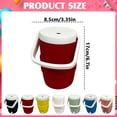 thumbnail image 3 of Mini Water Cooler Can Holder for 12oz Slim & Standard Cans, 3D Printed Insulated Sleeve with Straw & Charm Opener (Blue, Standard Can+ Bottle Opener), 3 of 9