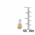 thumbnail image 4 of JewelersClub 0.45 CTW Citrine Stud Earrings – 14K Gold Plated Silver (.925)| Hypoallergenic Studs for Women - Oval Cut Set with Push Backs, 4 of 5