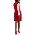 thumbnail image 2 of Kasper Womens Colorblock Knee-Length Sheath Dress, 2 of 2