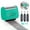 Green, variant on Wide Identity Theft Protection Roller Stamp Set, Refillable Guard Your ID Privacy Confidential Data Wide Security Stamp Roller with 3 Ink Refills, Green