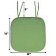 thumbnail image 2 of Memory Foam Honeycomb Non-Slip Back Chair Cushion Pad with Ties 2, 4, 6 or 12 Pack, 2 of 5