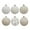 White, variant on HBBKVI Green Velvet Christmas Tree Ornaments, 6Pcs Xmas Trees Decorations Balls, 80mm