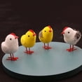 thumbnail image 2 of 6 Packs Mini Easter Chicks Yellow Easter Chenille Chicks Cute Complete Easter Chicks Easter Party Chicks, 2 of 19