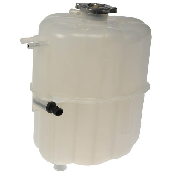 Dorman 603-5134 Engine Coolant Reservoir for Specific International Models, Transparent; Black