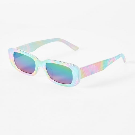 Claire's Pastel Tie Dye Rectangular Sunglasses