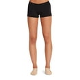thumbnail image 1 of Capezio Women's Low Rise Boy Cut Short,Black,Small, 1 of 1