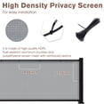thumbnail image 4 of Sunny Guard 3'X10' Light Grey Balcony Deck Privacy Screen Fence Apartments Railing Screen Heavy Duty Wind Screen For Outdoor Deck Backyard Patio Privacy(We Make Custom Sizes), 4 of 5