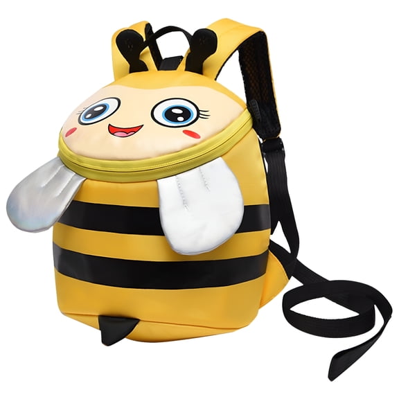 GASTROPOD Anti-Lost Toddler Backpack - Cute Insect Design School Bag with Safety Leash for 1-3 Year Olds
