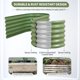 thumbnail image 3 of Cama de jardín elevada de acero galvanizado Planter Permade, 122 x 61 x 43 cm, 3 of 8