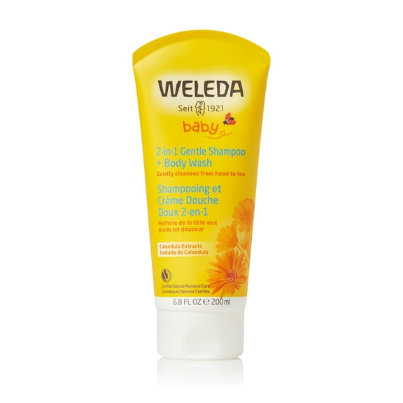 Weleda Baby Shampoo and Body Wash with Calendula Extracts, 6.8 fl oz