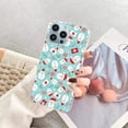 thumbnail image 2 of Blue Cartoon Christmas Case for iPhone 12 Pro Max,Aesthetic Art Design Pattern TPU Shock-proof Cover Case, 2 of 5