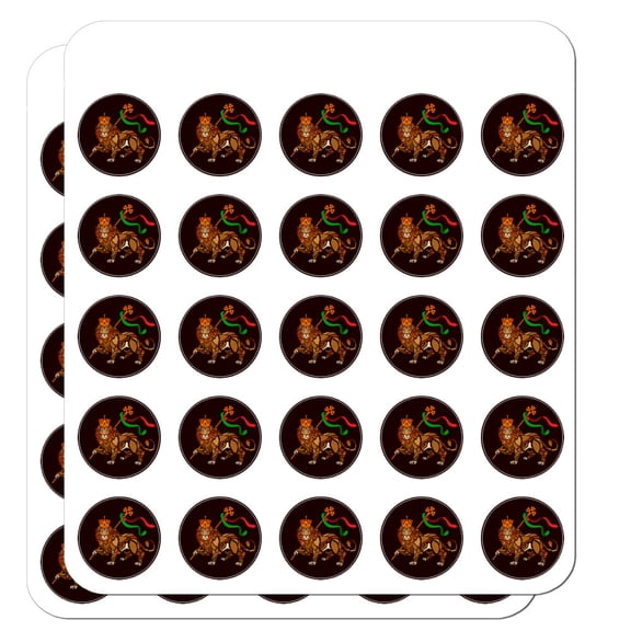 Lion of Judah Bible 1" Planner Calendar Scrapbooking Crafting Opaque Stickers