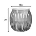thumbnail image 3 of Ikohbadg Transparent Hydroponic Flower Pots: Small Potted Plant Pots for Indoor Living Room Desktops, A Must-Have for Green Plant Lovers, Made with Transparent Plastic for a Modern Look, 3 of 7