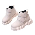 thumbnail image 2 of LvhaoGJOB Kids' Ankle Boots for Everyday Wear - Side Zipper Closure, Comfortable Fit, 2 of 7