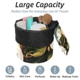 thumbnail image 2 of PhooArto Travel Cosmetic Bags Barrel Makeup Bag, Multifunctional Toiletry Bucket Bags Round Organizer Storage Pocket, Giant Magnolias Flower Painting, 2 of 6