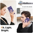 thumbnail image 6 of 3 in 1 Magnetic Phone Case for Samsung Galaxy S24 Ultra [2X Screen Protectors] (Glitter Clear), 6 of 9