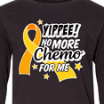 thumbnail image 4 of Inktastic Chilhood Cancer Awareness Yippee no More Chemo for Me Long Sleeve Youth T-Shirt, 4 of 5