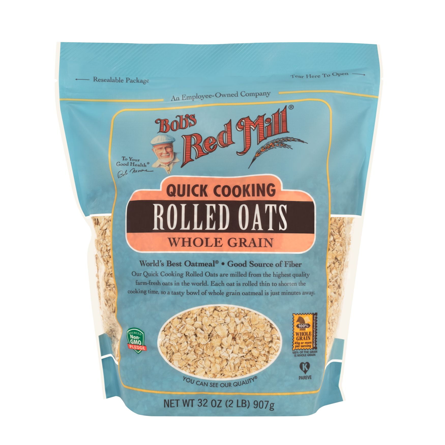 Bob's Red Mill Quick Cooking Rolled Oats, 32 oz