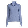 thumbnail image 3 of Avia Women's Active Full Zip Long Sleeve Jacket with Thumbholes and Sport Watch Opening, 3 of 5