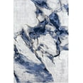 thumbnail image 3 of Abani Regal Collection Area Rug - Abstract Grey Blue Design - 4' x 6' - for Living Room, Bedroom & Office, 3 of 11