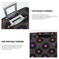 thumbnail image 3 of Saiise Vinyl Records Musical Notes Print Luggage Covers For Suitcase, Suitcase Cover Protector Fit 18-32 Inch Luggage-Large, 3 of 7