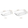 thumbnail image 1 of Refrigerator Beverage Organizer: Double-Layer Transparent PET Storage Box with Rolling Design for Cans & Bottles, Home Kitchen Space-Saving Solution, Export-Level Retractable Size 38*26*9cm, Easy, 1 of 6