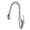 Brushed Nickel, variant on sumerain Kitchen Faucets with Pull Down Sprayer, High Arc Single Handle Stainless Steel Pull Out Kitchen Sink Faucet 1 Hole Chrome Finish