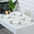 thumbnail image 5 of 15.4" Round Placemat Set of 1 Polyester Fabric Place Mats Non-Slip Dining Kitchen Table Mats for Kitchen Party Decor Eucalyptus Wreath, 5 of 5