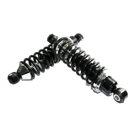 1 Pair Rear Street Rod Coil Over Shock 400 Pound Black Coated Springs