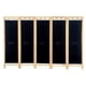 thumbnail image 1 of Biombo Mampara Madera DE Pino Natural 5 Paneles Negro MARDAM, 1 of 2
