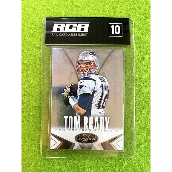 TOM BRADY SILVER CARD GRADED GEM MINT 10 RCA PATS 2014 Certified Tom Brady BUCS