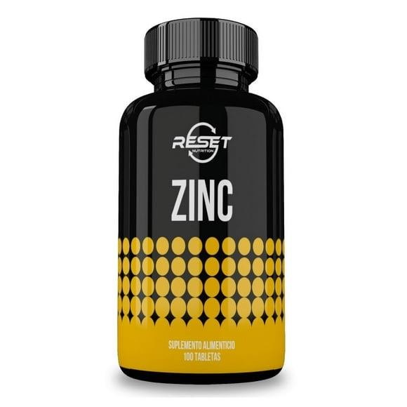 Reset Nutrition Zinc | 20 Mg | 100 Servings | 100 Tabletas | Hecho en USA RESET NUTRITION Zinc