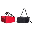 thumbnail image 3 of Kearding Bolsa de pizza aislada para entrega caliente y fresca Disfrute de la pizza en cualquier lugar y en cualquier momento Bolsa de comida Almacenamiento y organización del hogar negro, 3 of 6