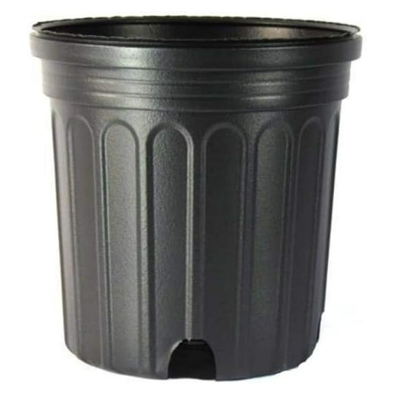 3 Gallon Nursery Pots (20 Pack) - Black Plastic Plant Pots, 11" Diameter, C1200 - Reusable Garden Containers for Seedlings, Flowers & Vegetables