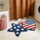 thumbnail image 1 of Patriotic Welcome Doormat Flags Door Mat Slide Resistants Rubber Plushes Floor Mat Independence Day Carpet For 4th Of July Independence Day Indoor Outdoor Rug, 1 of 7