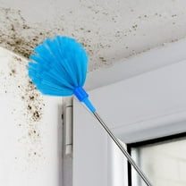 EXHUMKY Ceiling Cleaner with Long Handle for Cobweb Removal 1Pcs Sky-Blue Plastic