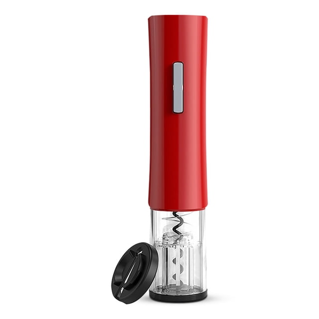 Botellas de botellas de botellas de vino eléctrico de metal de acero inoxidable Botellas selladas CORK FOIL SLICER BAR HOOL HERRAMIENTA DE COCINA DE COCINA DE COCINOS ACCESORIOS ROJO Eigraketly HA009717-02