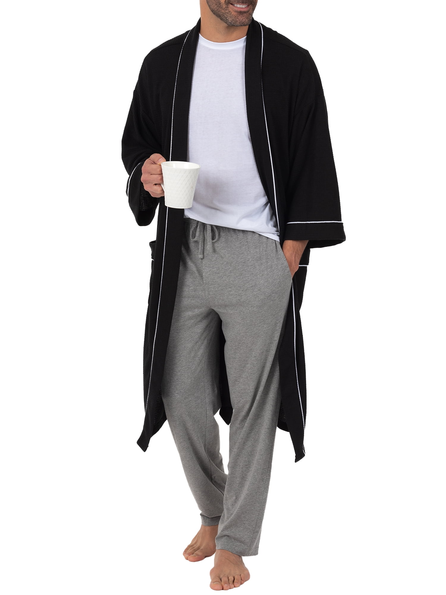 fruit of the loom men's extended sizes jersey knit sleep pant