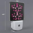 thumbnail image 2 of Balery Breast Cancer Luz Nocturna LED con Sensor Automático, Enchufe con Sensor Crepuscular, Luz Suave de 0.5W para Dormitorio, Pasillo, Baño-EU, 2 of 7