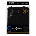 thumbnail image 6 of Cottmark Men’s V-Neck Classic Soft T-Shirt, Black, Size 3XL, 6-Pack, 6 of 10