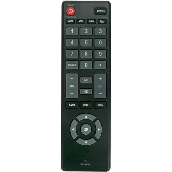 NH316UD Replaced Remote fit for Sanyo TV FW50D48FB FW55D25FB FW32D06F FW55D25F