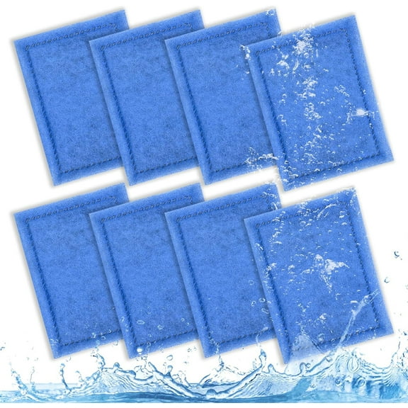Tutuviw 8 Pcs Rite-Size C Aquarium Filter Cartridge,Replacement Filter Cartridges, Compatiable with #3 Filters,Fish Tank Filter Cartridge Compatiable with 20-40 & 30-60 Power Filter