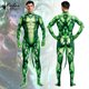 thumbnail image 2 of Mono de fiesta de Halloween para cosplayer de color, disfraz de serpiente verde, traje de gato con cola, mono de animal Zentai, atuendo deportivo, 2 of 5
