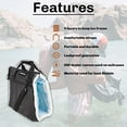 thumbnail image 2 of AO Coolers Backpack Soft Cooler with High-Density Insulation, Navy, 18-Can, 2 of 6