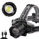 thumbnail image 1 of Faro De Trabajo Tipo-C USB recargable XHP160 LED faro 2000lm linterna de cabeza impermeable Tmvgtek Para Estrenar, 1 of 6