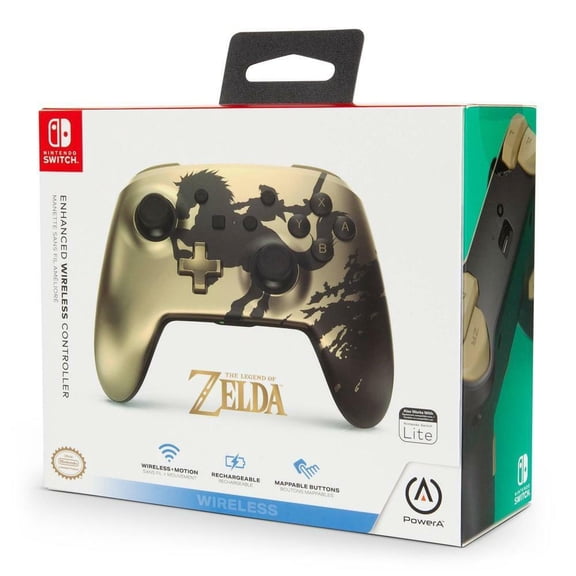 PowerA Enhanced Wireless Controller for Nintendo Switch - Gold Rider